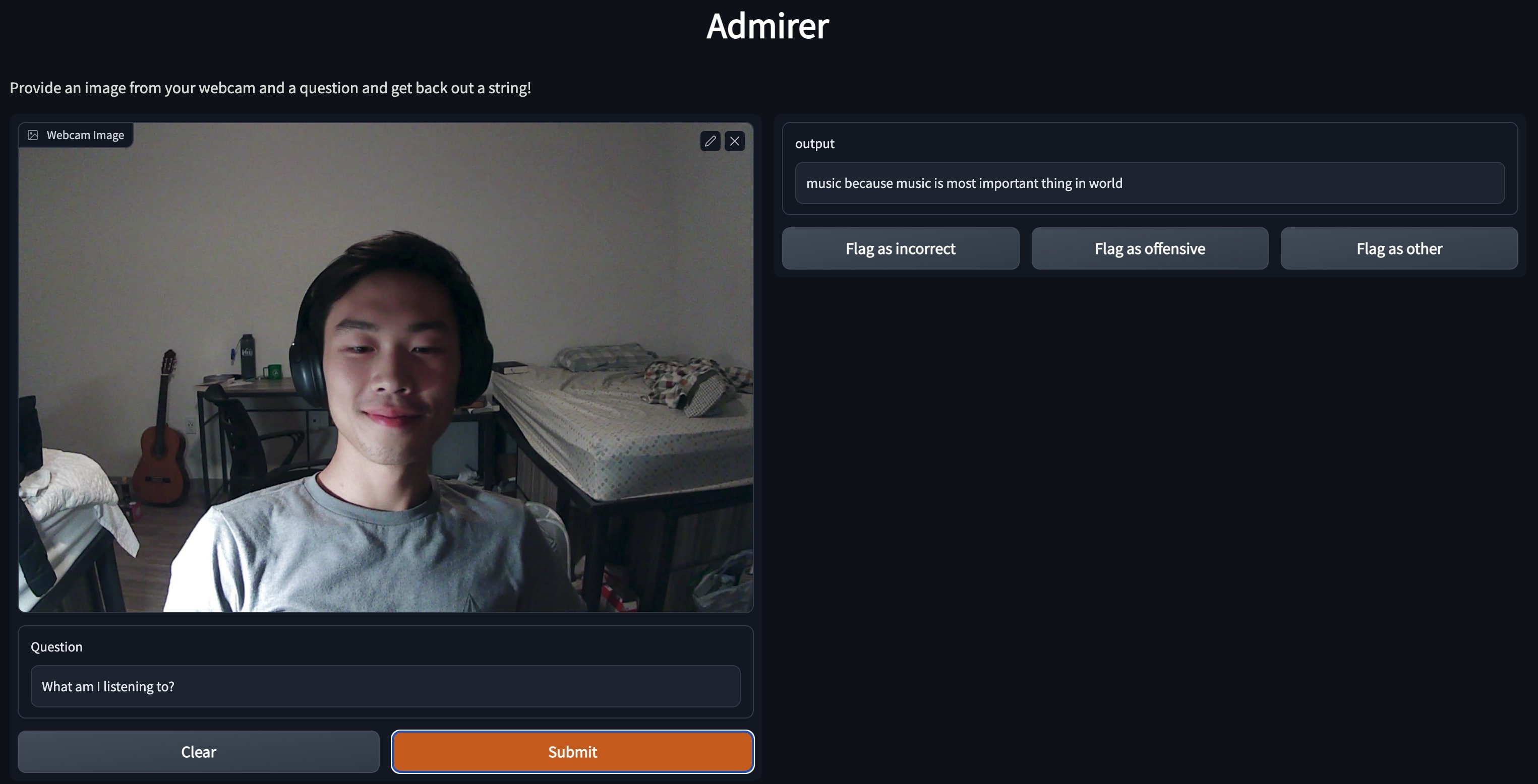 Admirer Demo