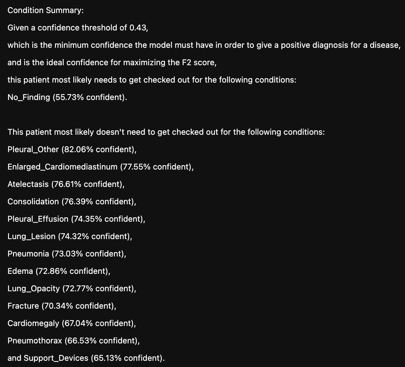 CheXRay Diagnosis